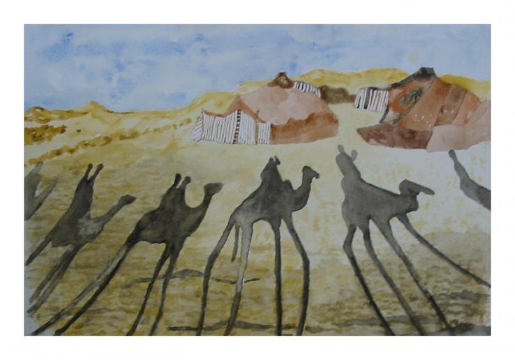 ombres de chameaux - Denise Geneviève Levi Valensi - Cliquer pour afficher en grand