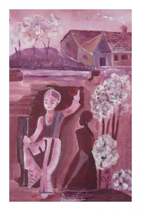 danseuse violette - Denise Geneviève Levi Valensi