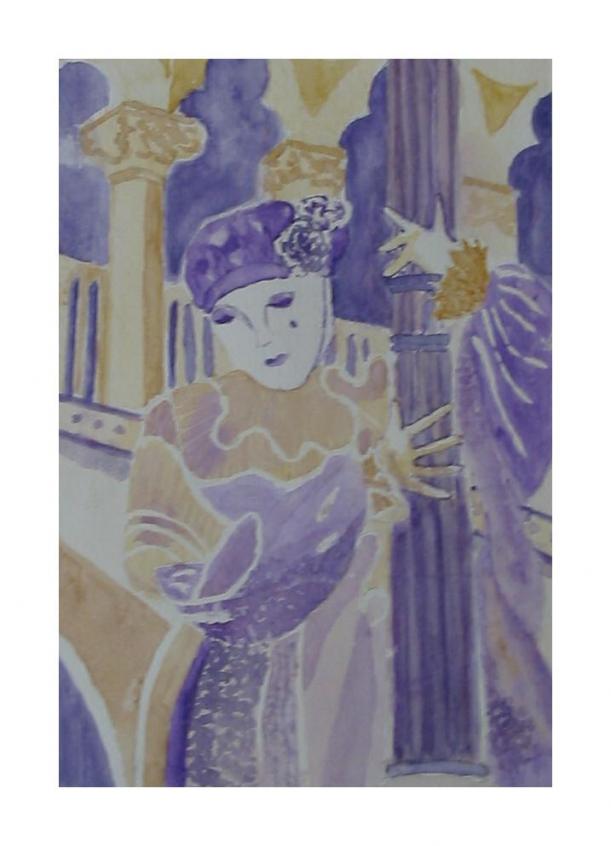 carnaval de venise - Denise Geneviève Levi Valensi - Cliquer pour afficher en grand