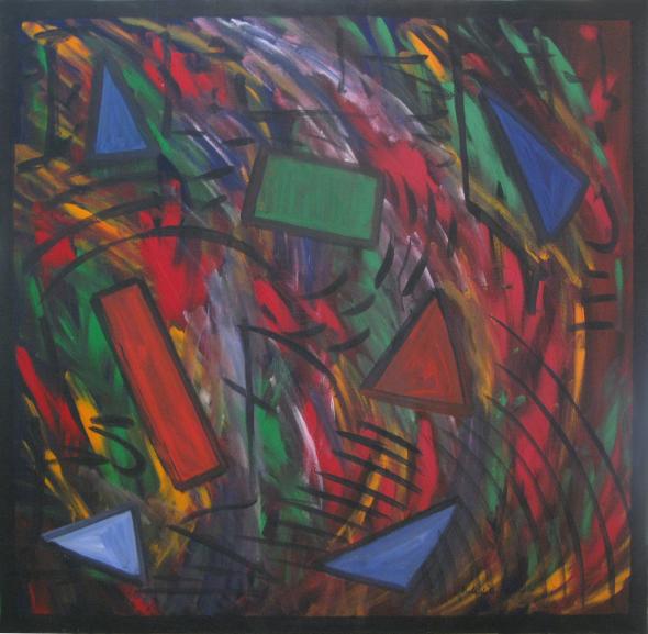 Vortice di forme - Alfonso Robustelli - Cliquer pour afficher en grand