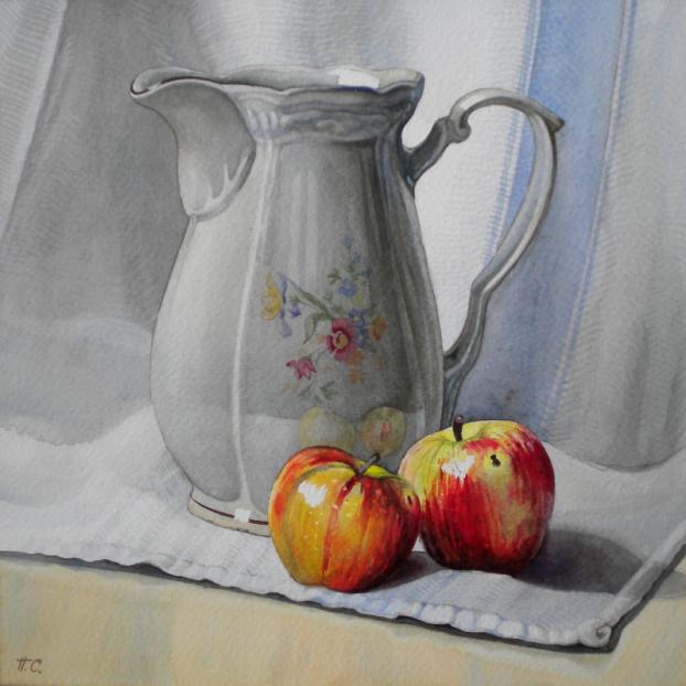 Apples from the village - Penka Stoianova - Cliquer pour afficher en grand