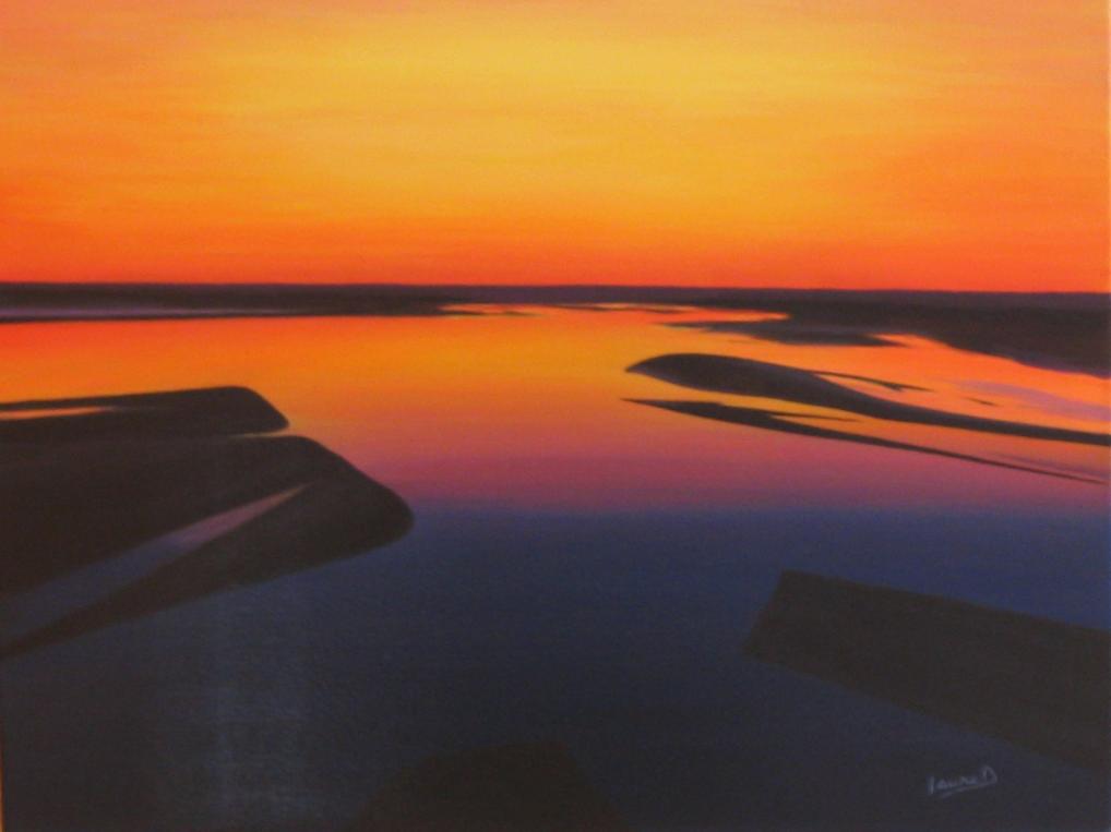 Coucher de soleil - Laure Deronne - Click to enlarge