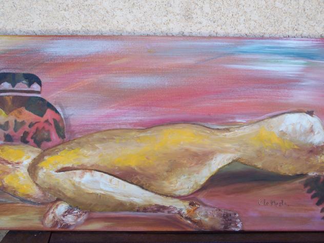 Sur le sable - Chantal Le Mesle - Cliquer pour afficher en grand