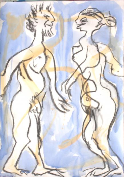 Gleeful couple - Lionel Murcott