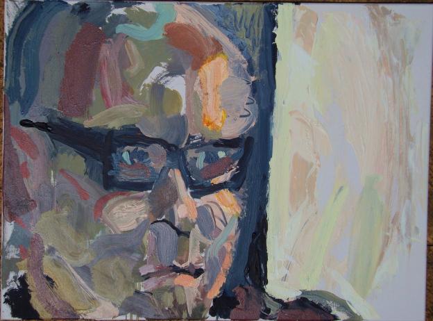 Man with glasses - Lionel Murcott - Click to enlarge