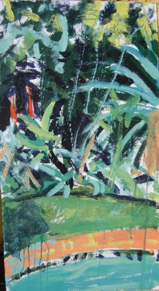 Pool and garden 2 - Lionel Murcott