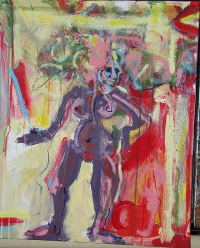 Purple woman - Lionel Murcott