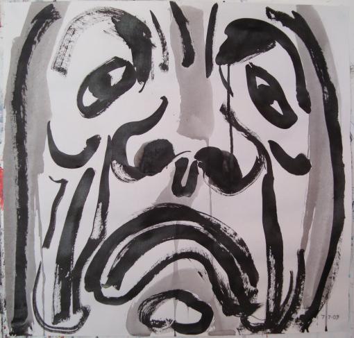 Drawn on the day my car was stolen - Lionel Murcott