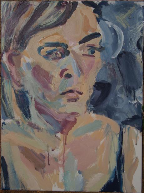 young woman, sickle - Lionel Murcott