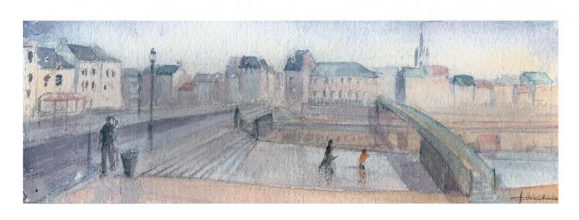 L'esplanade du Pâtis - Caroline Despres-Garnier - Cliquer pour afficher en grand