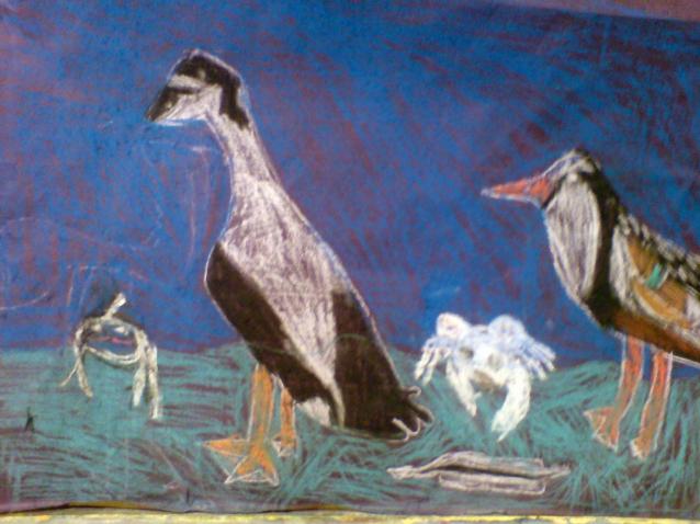 Oiseaux - Caroline Despres-Garnier - Cliquer pour afficher en grand
