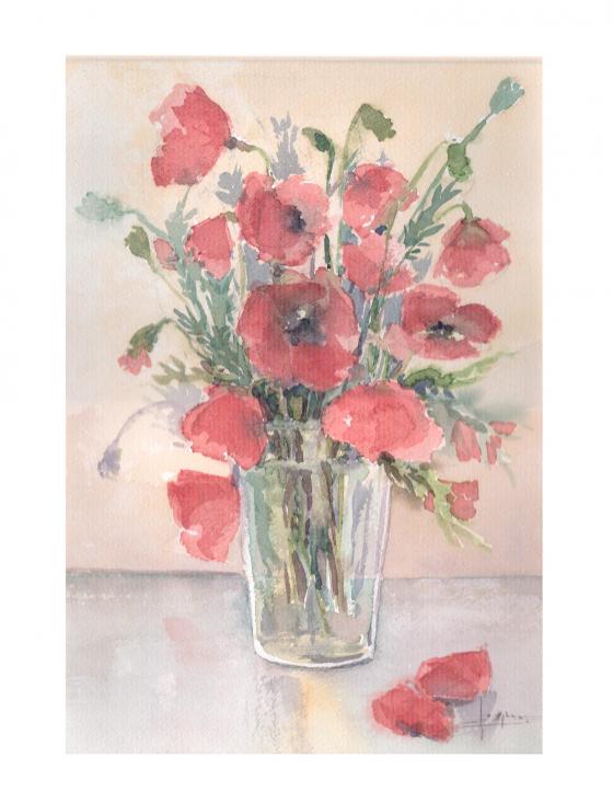 Coquelicots - Caroline Despres-Garnier