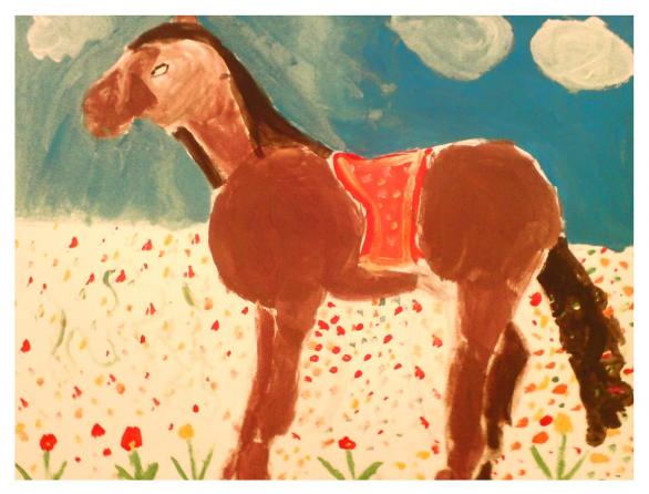 Cheval - Caroline Despres-Garnier - Cliquer pour afficher en grand