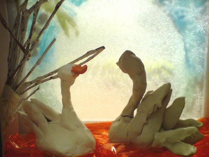 Cygnes - Caroline Despres-Garnier - Cliquer pour afficher en grand