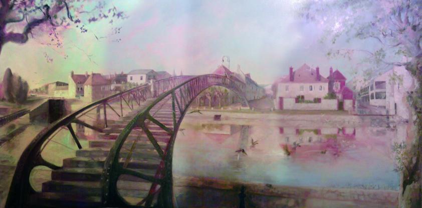 La Passerelle Eiffel - Caroline Despres-Garnier - Cliquer pour afficher en grand