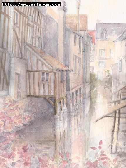 Montargis  Quartier de la Pêcherie - Caroline Despres-Garnier