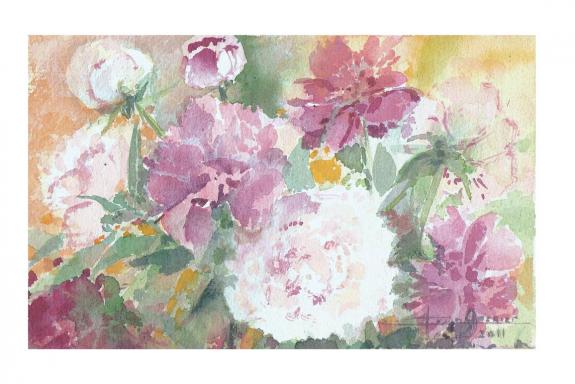 Pivoines - Caroline Despres-Garnier