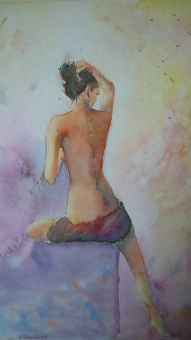 Femme de dos - Lusand