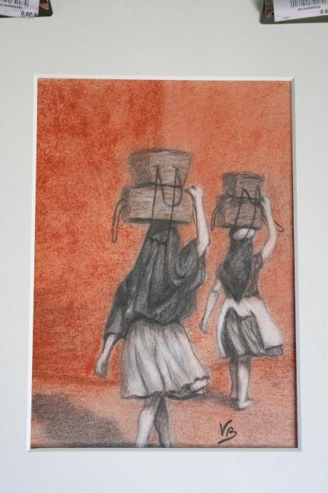femmes aux paniers - Véronique Boulanger