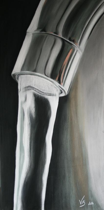 robinet chromé - Véronique Boulanger