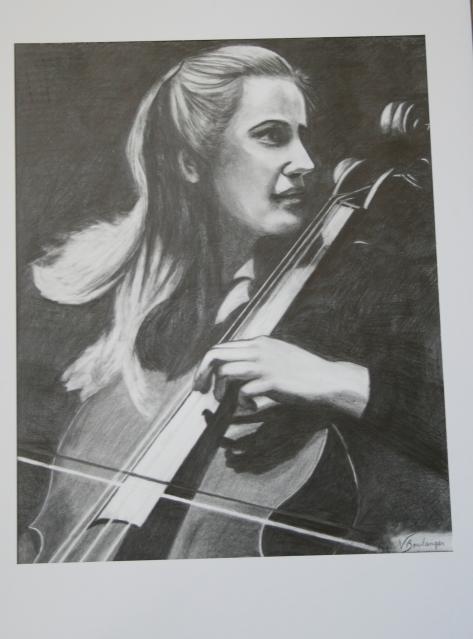 la violoncelliste - Véronique Boulanger