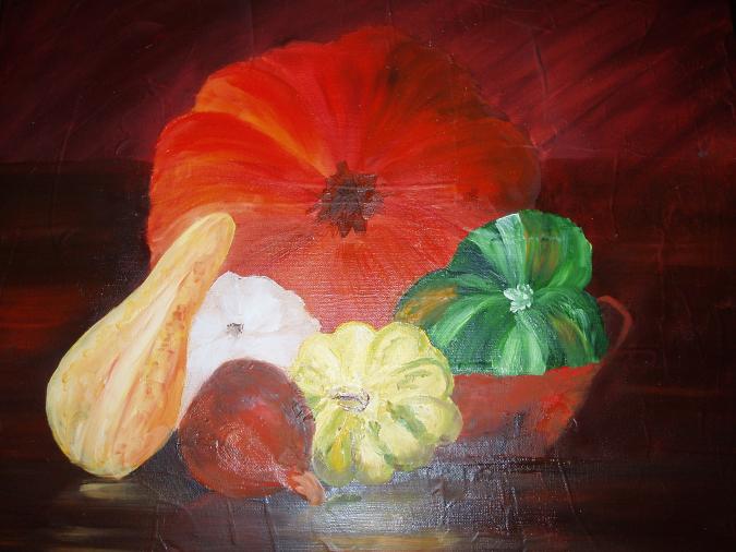 Coloquintes - Yvette Caufriez-Zacharias - Cliquer pour afficher en grand