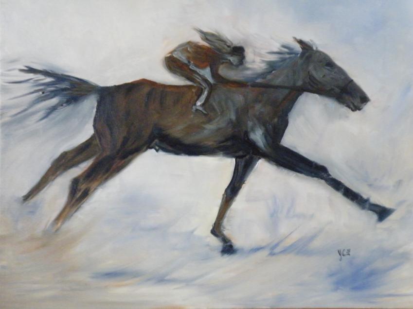 Sport équestre - Yvette Caufriez-Zacharias - Cliquer pour afficher en grand