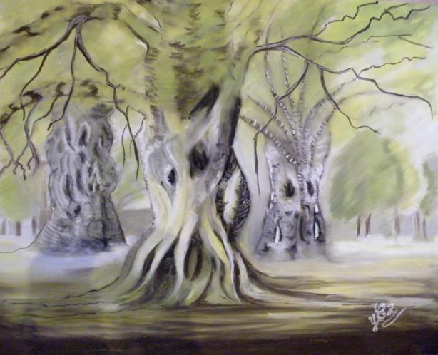 Le Peuple des Arbres - Yvette Caufriez-Zacharias - Cliquer pour afficher en grand