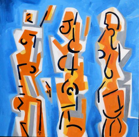 Three Figures. - Marc Abel