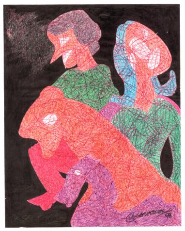 Man and Women with Animals - K.S. Shrivathshan