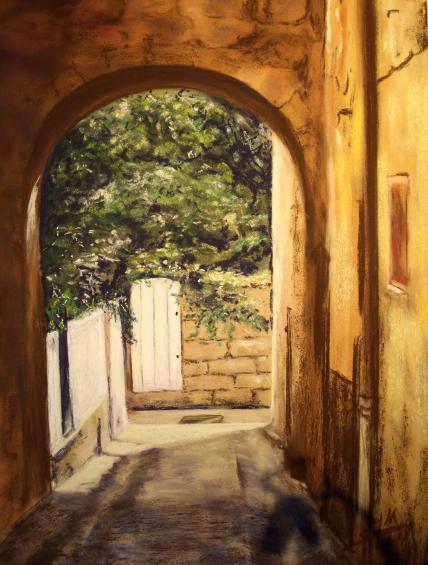 Campagnan, rue du four - Ghislaine Mitaine