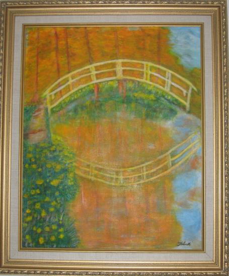 Reference Monet's The Japanese Bridge. - Salvatore Valenti