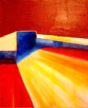 Remparts sur les dunes, plein soleil - Gérard Cavazza