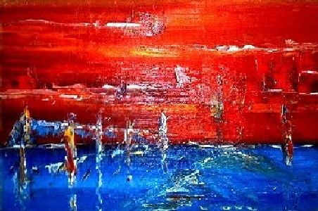 Ciel rouge, Mer bleue - Gérard Cavazza