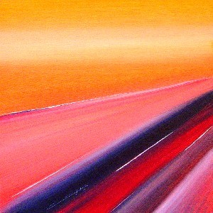 Coucher de soleil sur la Mer Morte - Gérard Cavazza