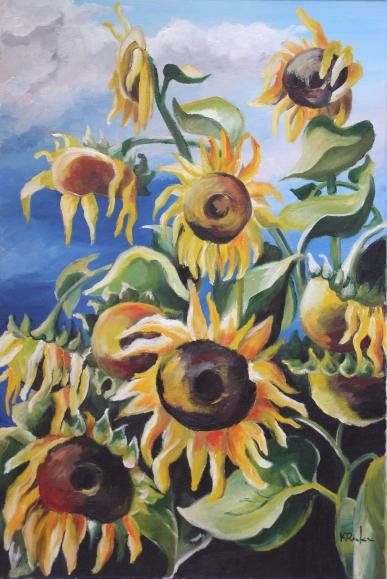 bouquet de tournesols - kromka