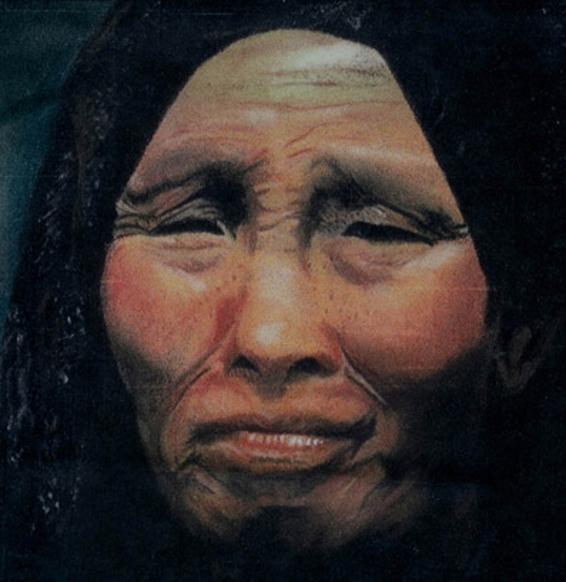 Vieille Birmane - Marie-Claude Vedrenne