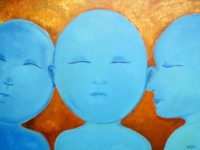La nuit des enfants bleus - Marie-Claude Vedrenne - Click to enlarge