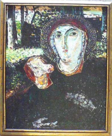 Madona con ternero - Alfredo Elias Sánchez Iglesias