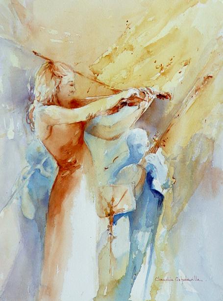 La violoniste - Claudie Capdeville