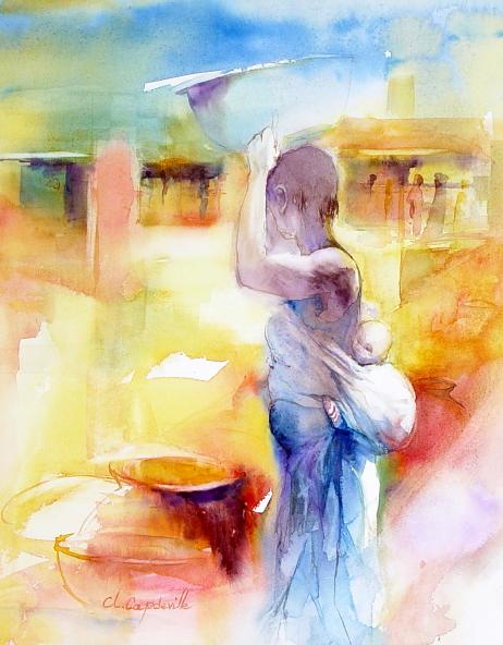 Portrait de Femme Niger - Claudie Capdeville