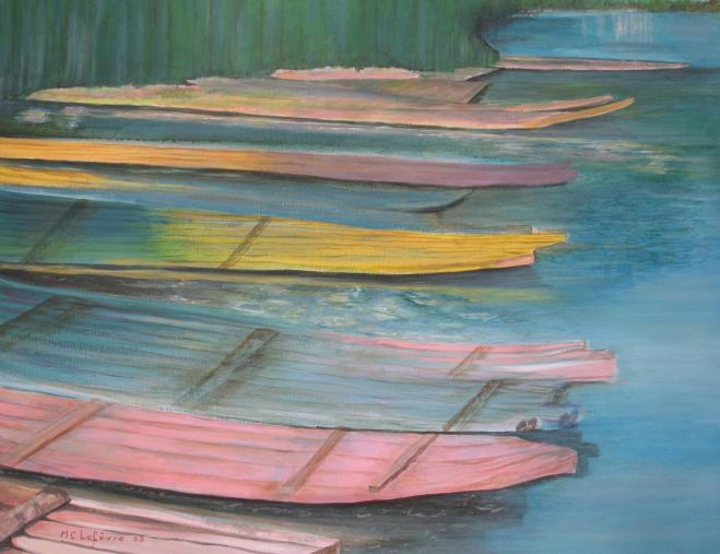 Barques 3 - Marie-Claude Lair Lefèvre - Cliquer pour afficher en grand