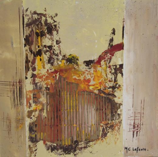 Jaune et brun - Marie-Claude Lair Lefèvre