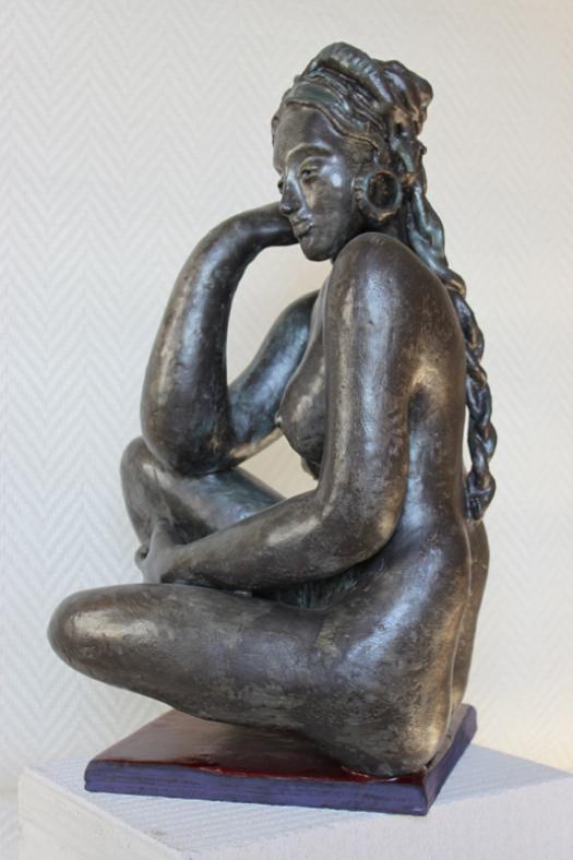 Femme aux deux tresses 2 - Christian Bisman