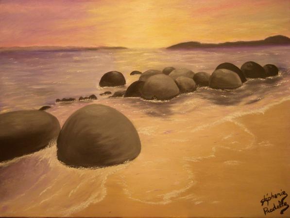 Coucher de soleil violet - Stephanie Pradelle - Cliquer pour afficher en grand