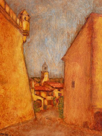 Place à Ansouis - Jean-Xavier Combe