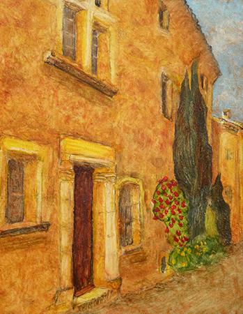 Façade à Ansouis - Jean-Xavier Combe