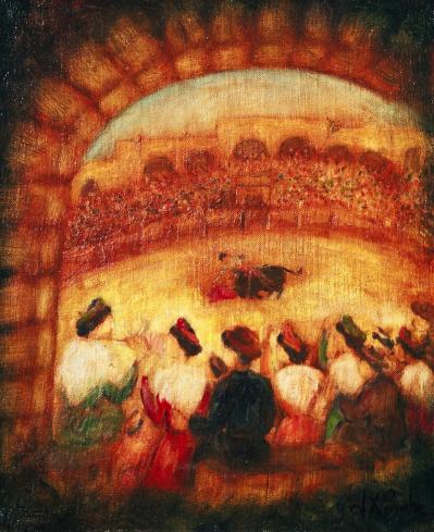 Muleta aux arènes - Jean-Xavier Combe