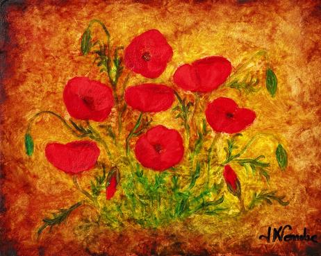 coquelicots - Jean-Xavier Combe