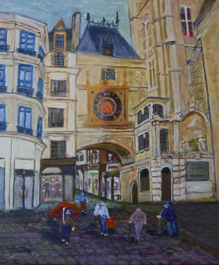 La Rue du Gros Horloge - Yves Vinhas